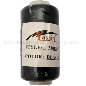 تصویر قرقره نخ ابریشم YASSIN رنگ مشکی (وارداتی) 