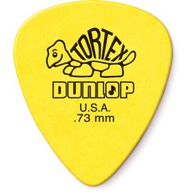 تصویر Dunlop 418R 0.73mm Tortex Standard Yellow Guitar Pick 