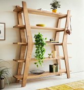 تصویر کتابخانه چوبی a121 