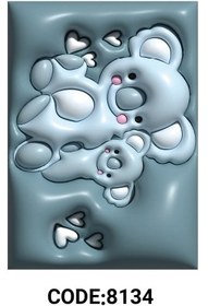 تصویر فرشینه طرح سه بعدی CODE:8134 