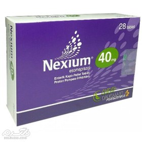 تصویر کپسول نکسیوم 40 میلی گرم ۲۸عددی Nexium 40 mg Cap (تحویل فوری)