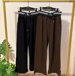 تصویر شلوار اسلش بگ برند ck - قهوه ای / l 