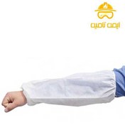 تصویر کاور آستین یکبار مصرف الیافی|بسته 100 عددی 