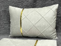 تصویر روبالشی مخمل تک نوار کد 006 برند خوشنام هگمتان یک جفتی - 6 جفت (دوازده عدد) 