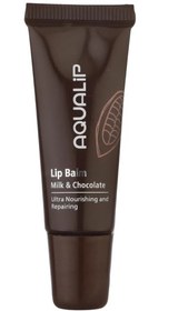 تصویر بالم لب آکوالیپ حاوی شیر و شکلات Aqualip Lip Balm Milk & Chocolate