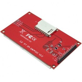 تصویر ماژول نمایشگر "LCD 3.2 درایور ILI9341 ارتباط SPI 