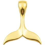 تصویر پلاک طلا طرح دم وال 