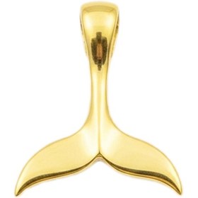 تصویر پلاک طلا طرح دم وال 