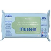 تصویر دستمال مرطوب کودک بسته 60 عددی موستلا Mustela Wipes 60 Pcs