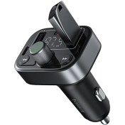 تصویر شارژر فندکی (فرستنده امواج) باسئوس مدل Baseus S-09 Pro Series Car FM Transmitter با گارانتی 24 ماهه شرکتی 