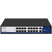 تصویر سوئیچ ۱۶ پورت PoE اچ آر یو آی مدل HR902-AF-162G-300 