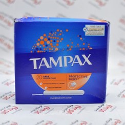 تصویر تامپون تامپکس مدل super plus بسته 20 عددی ا Tampax tampon model super plus pack 20 numbers Tampax tampon model super plus pack 20 numbers