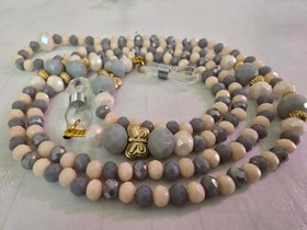 تصویر بندعینک کریستالی کد 0606 - گلبهی Glass chain