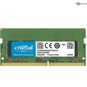 تصویر رم لپ تاپ DDR4 3200 مگاهرتز SO-DIMM کروشیال ظرفیت 32 گیگابایت Crucial 32GB DDR4 3200Mhz