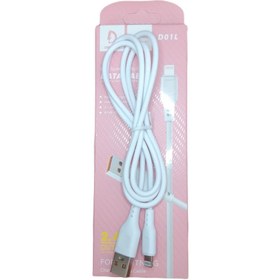 تصویر کابل آیفونی برند Denmen مدل DO1L Lithning Cable charging