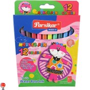 تصویر ماژیک 12 رنگ پارسیکار مدل JM 828-12 