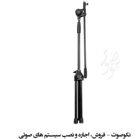 تصویر پایه میکروفن ایستاده 4 تکه بلند SPL PM480 