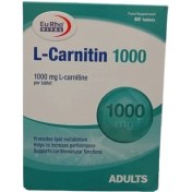 تصویر ال کارنیتین یورو ویتال- 1000 میلی گرم بسته 60 عددی 