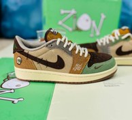 تصویر کتانی ایر جردن ۱ وودو زنانه 