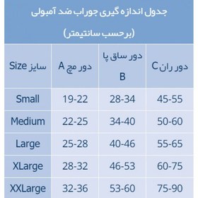 تصویر جوراب ضد آمبولی AG فارمد Anti embolism stocking AG farmed