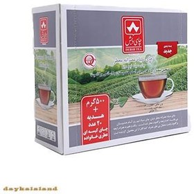 تصویر چای دبش ۵۰۰ گرمی با تی بگ 