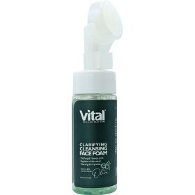 تصویر فوم شستشو صورت زیتون پوست چرب ویتال مان 150 میلی لیتر Olive Face Wash Foam Oily Skin Vital Man 150 ml