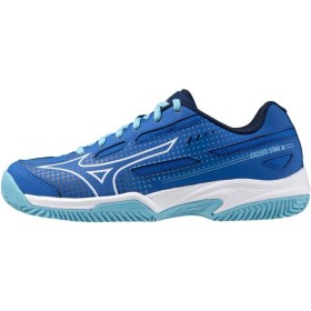 تصویر فراتر از ستاره جونیور. CC کفش تنیس یونیسکس آبی مردانه | میزانو Mizuno 61GC225528 