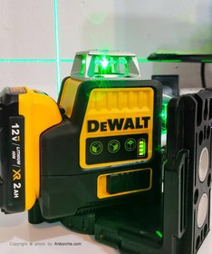 تصویر تراز لیزری نور سبز شارژی دیوالت سه بعدیDewalt Laser level 12v ا DEWALT12V DEWALT12V