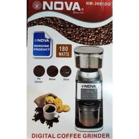 تصویر آسیاب قهوه نوا مدل NM 3661DG توان 180وات Nova NM-3661DG 180W Coffee Grinder