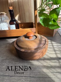 تصویر قندان چوب گردو 