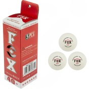 تصویر توپ پینگ پنگ فاکس 7 ستاره 40+ T007 - بسته 3 عددی با کیفیت عالی و مقاوم "Buy Fox 7-Star Ping Pong Ball 40+ T007 - 3-Pack High-Quality and Durable"