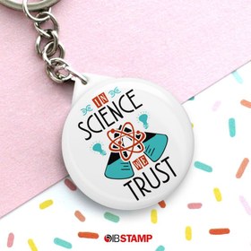 تصویر پیکسل علمی طرح In Science We Trust 