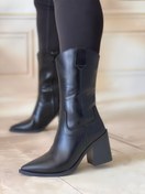 تصویر بوت پاشنه دار زنانه کد 6455 