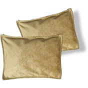 تصویر روبالشی کودک پارچه مخمل مبلی – نرم، لطیف و استاندارد برای خواب راحت کودک تک عددی - خردلی 