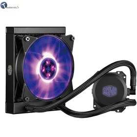 تصویر خنک کننده مایع پردازنده کولرمستر مدل MASTERLIQUID ML120L V2 RGB CoolerMaster MASTERLIQUID ML120L V2 RGB CPU Cooler