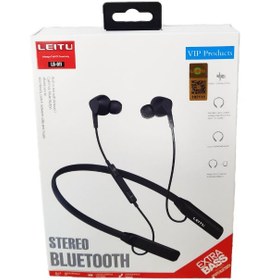 تصویر هندزفری گردنی بی سیم لیتو مدل LEITU LB-011 Leitu LB-011 Neckband Bluetooth Handsfree