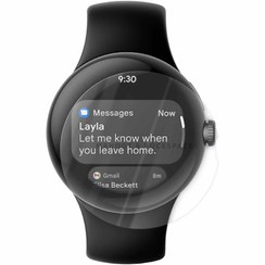 تصویر محافظ صفحه هیدروژل برند راکسپیس و ماهوت مناسب ساعت هوشمند GOOGLE pixel watch 