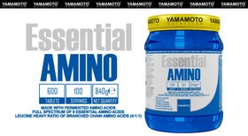 تصویر اسنشیال آمینو یاماموتو 600 قرص YAMAMOTO Essential AMINO