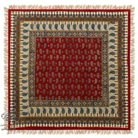 تصویر رومیزی قلمکار طرح زرشکی اعلا سایز یک متری 