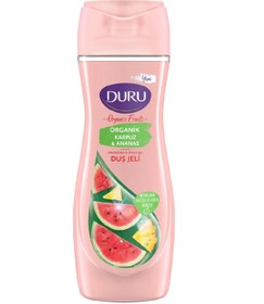 تصویر شاور ژل هندوانه و آناناس دورو مدل Duru Organic Fruits Karpuz & Ananas 450 ml 