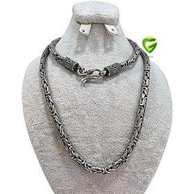 تصویر زنجیر نقره کینگ کد486 