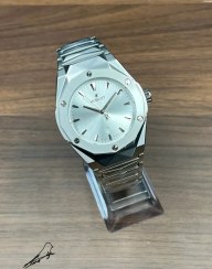 تصویر هابلوت‌ بند‌استیل فول نقره ای(HUBLOT) 