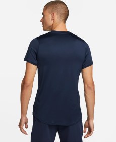 تصویر تی شرت تنیس مردانه نایک NikeCourt Dri-FIT Advantage- سرمه ای 