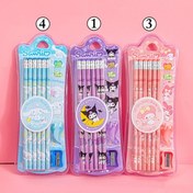 تصویر پک مداد مشکی ۱۰ عددی مدل کیتی 