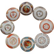 تصویر نعلبکی چینی طرح دار جدید ساخت ایران 