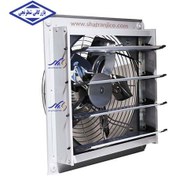 تصویر هواکش صنعتی خزرفن مدل ECI-SP-400-4S دمپردار 