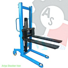 تصویر استاکر دستی ۲ تن ورق خم آریا استاکر ایران Manual Stacker 2 ton Ariya stacker iran