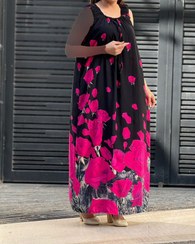تصویر سارافون نخی حاشیه دار 6876 