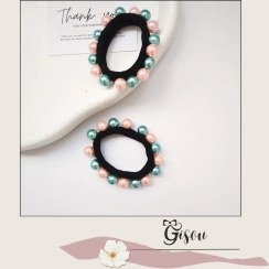 تصویر گیره مو مدل مرواریدی زنانه کد MJ01 