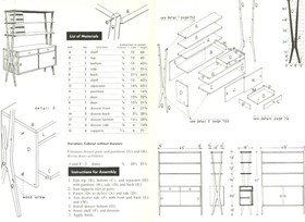 تصویر کتاب طرح ها و نقشه های مبلمان چوبی مدرن 
